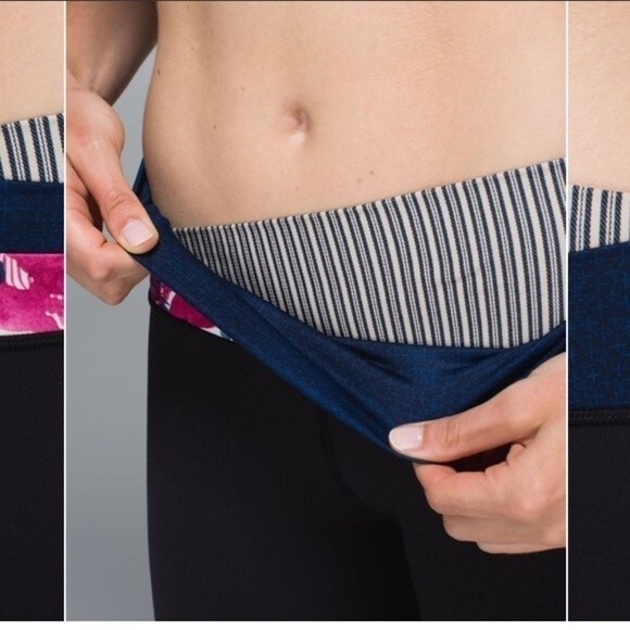 Lululemon Astro Wunder Under Crop Ghost Inkwell 8 - Picture 11 of 11